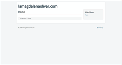 Desktop Screenshot of lamagdalenaolivar.com