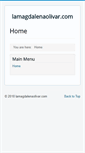 Mobile Screenshot of lamagdalenaolivar.com